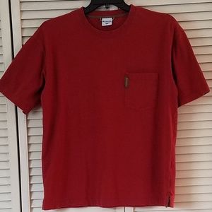 Columbia Red/Brick  Pocket T Shirt Men's Large